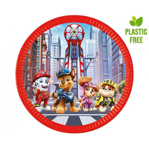 Picture of PAW PATROL THE MOVIE PAPER PLATES 23CM 8 PACK